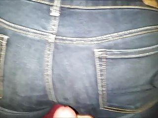 Cum Covered Ass In Ae Jeans...