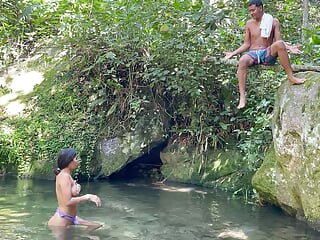 I Fuck Unknown Latina Girl While She Takes a Nice Dive in the Lake