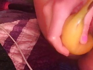 Wet Amateur Orgasms, Ising, Banana, Making Her Orgasm