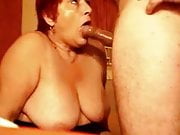 Big titted granny practices on BBC