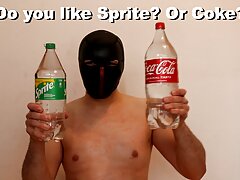 Sprite or Coke? 1.5L and 2L Bottle insertion close up and Bottle Dildoing - Prolapse at the end!