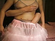 sexy pink petticoat