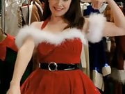Alison Brie bouncy Christmas cleavage