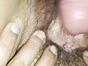 Play with K's hairy pussy