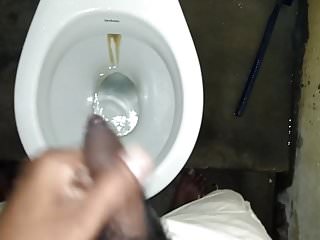 Indian guy pissing...