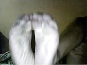 straight guys feet on webcam 