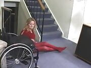 sexy paraplegic in and out of wheelchair