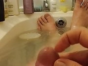 Bathtime wank