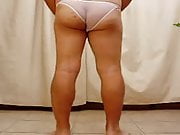 F Josue in white panty 