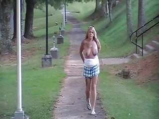 Walk in the Park, Amateur, Amateur Wife Tits, Tits Tits Tits