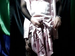 Satin silk pink...