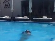 me in pool