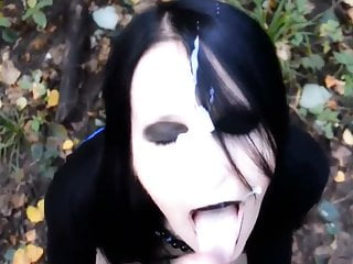Goth, Girl, Girl Facial, Vampire