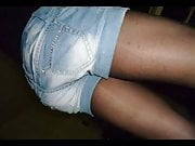 crossdresser Jessykyna photo -mini skirt, boots leggings