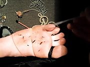 self foot torture session 03, falaka, bastinado