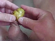 Best ever - foreskin in bath with 2 potatoes ! 