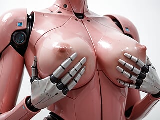 Advanced Sex Robot Let You Use Her And Cum On Her Breasts - Close-up - POV - AI