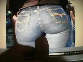 Giant Cum All Over Jeans!!!!