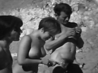 Vintage Nudist Clip From The 60s