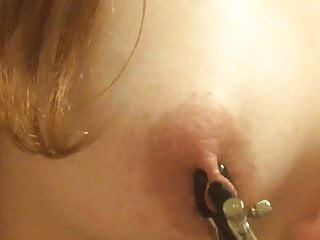 Nipple Clamp Tease