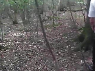 Slut Wife Hooded in Forest and Fucked 1