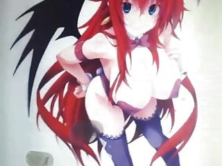 Great Cumshot For Rias Gremory Cumtribute To Tetona Anime...
