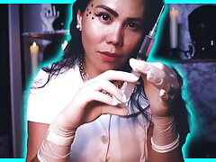 ASMR Medical Play with Surgical Latex Gloves by DominaFire