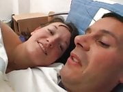 Stefanie waked him up for fucking 