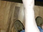 Wife Gets Cum On Her Sexy Feet And Toes