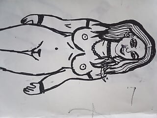 Hot girl nude drawing pictures