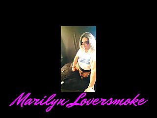 Marilyn Smoking, Stroking, and Ass Pussy Fun pt1