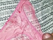 Pink lacy panties