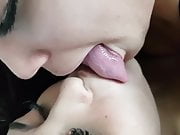 Brazilian Lesbian kiss 5