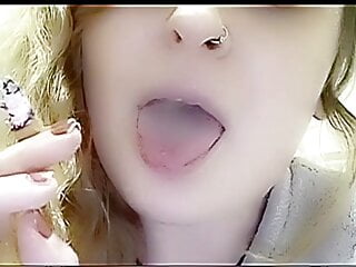  video: Close-up Smoking Fetish