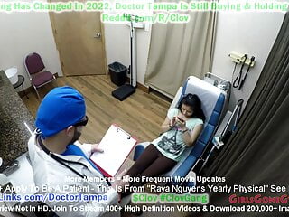 Deep gyno examination shot on medical hidden camera