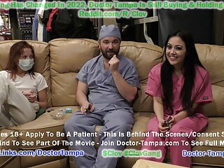  video: Become Doctor Tampa, Give Blaire Celeste Yearly Gyno Exam Physical With Help From Nurse Stacy Shepard At Doctor-TampaCom
