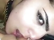 Arab Muslim Girl Licking Pussy