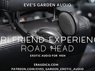 Girlfriend Experience: Road Head - Blowjob Sounds Only - Erotic Audio by Eve&#039;s Garden