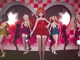 Mmd R-18 Anime Girls Sexy Dancing (clip 25)