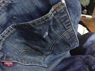 Small Jerk In Levis 501 Jeans Cumshot