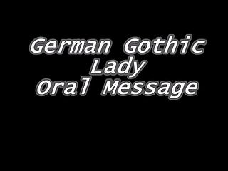 Lady, German Oral, Oral