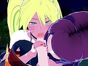 Kushina and Female Naruto sucking a hard dick!