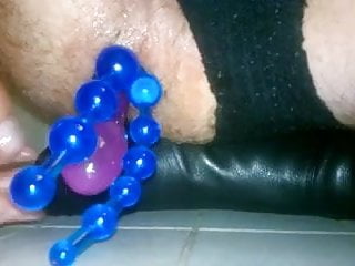Dildo and beads...