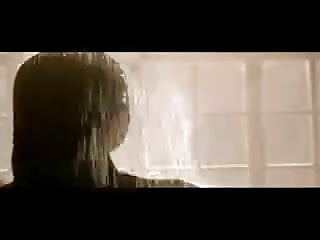 Angelina Jolie as Lara Croft in Shower