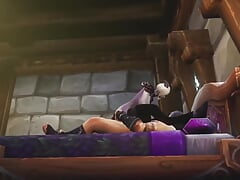Draenei Has Some Bedroom Fun  Warcraft Porn Parody