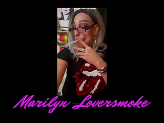 Smoking fetish mistress teases you...