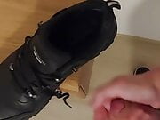 Cum in new work shoes