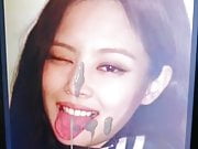 BLACKPINK Jennie cum tribute cum on tongue