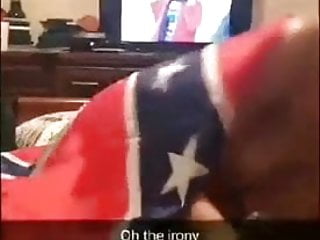 Girl Sucks Bbc In Confederate Flag...