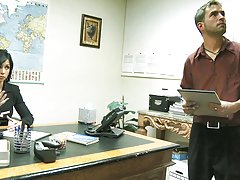 Big Tits Hot MILF Boss gets fucked hard by her Employee with a Huge Fast Incredibly Sexy Cumshot on her Beautiful Face